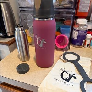 Ceres Chill Pink and Silver Bottle Set